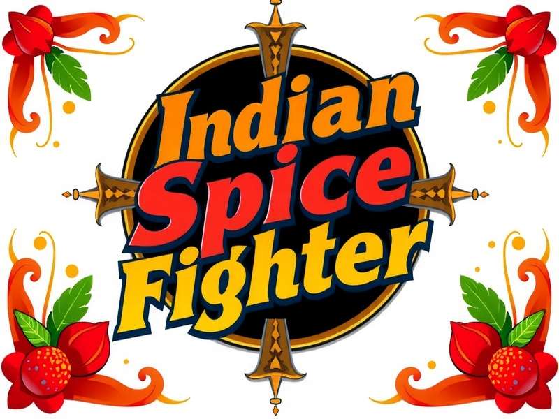 Indian Spice Fighter Game Logo Indian Spice Fighter Game Logo