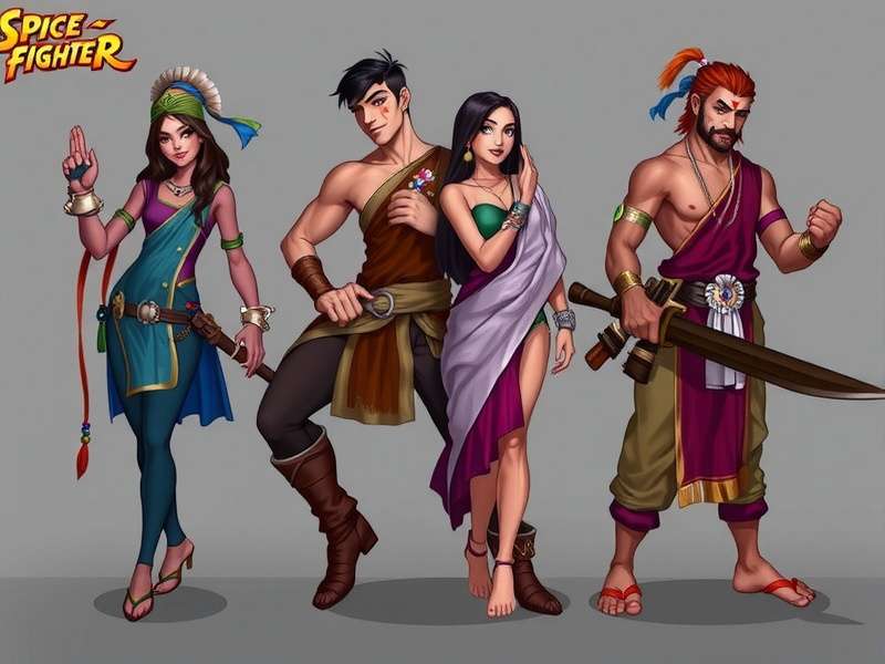 Indian Spice Fighter Characters Indian Spice Fighter Characters